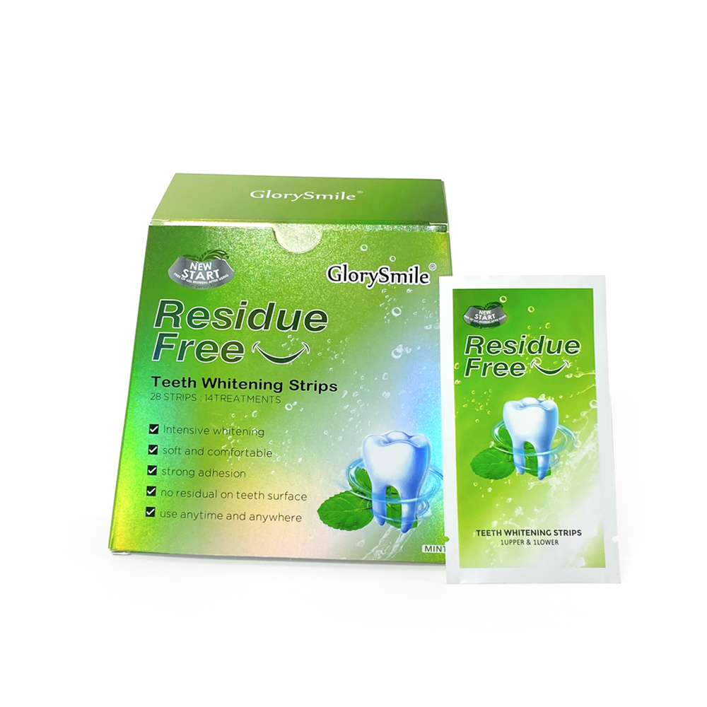 Mint Flavor Residue Free Tanden Whitening Strips