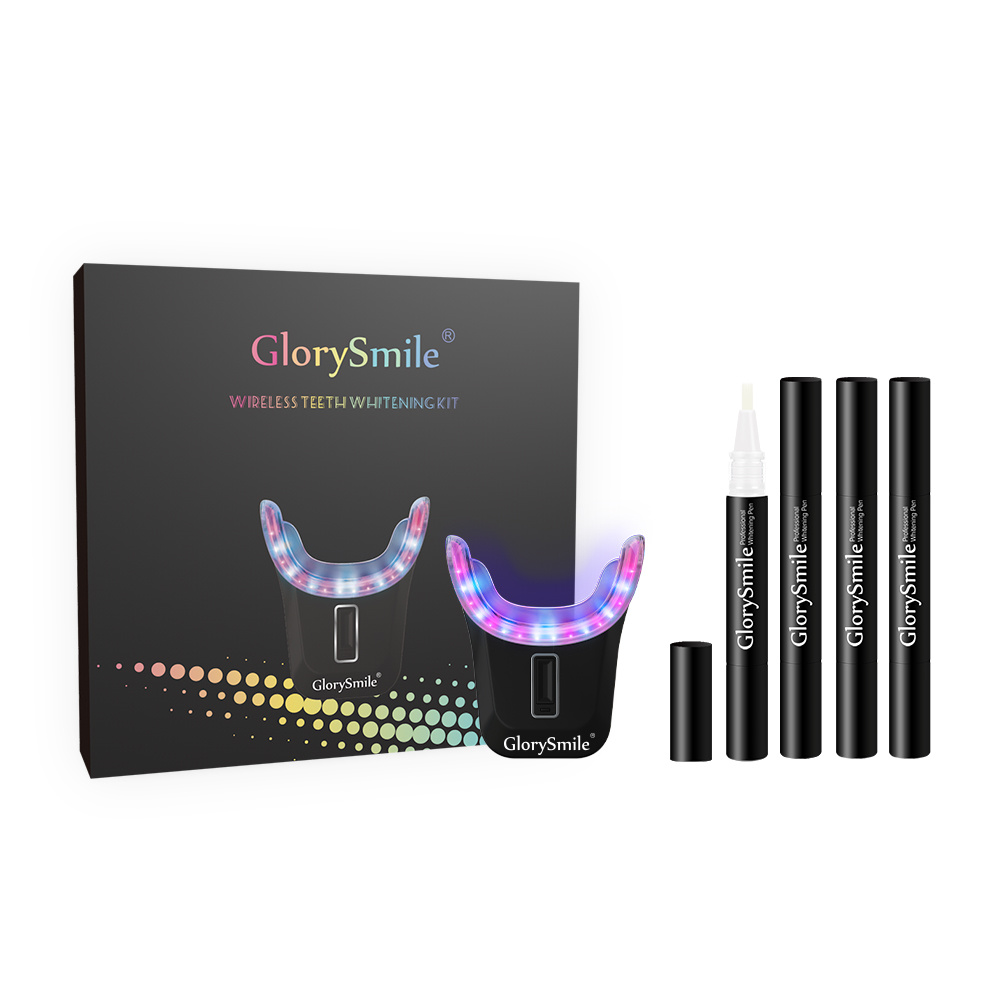 Luxe 3e generatie verwijderbare lade Wireless Led Light Teeth Whitening Kit