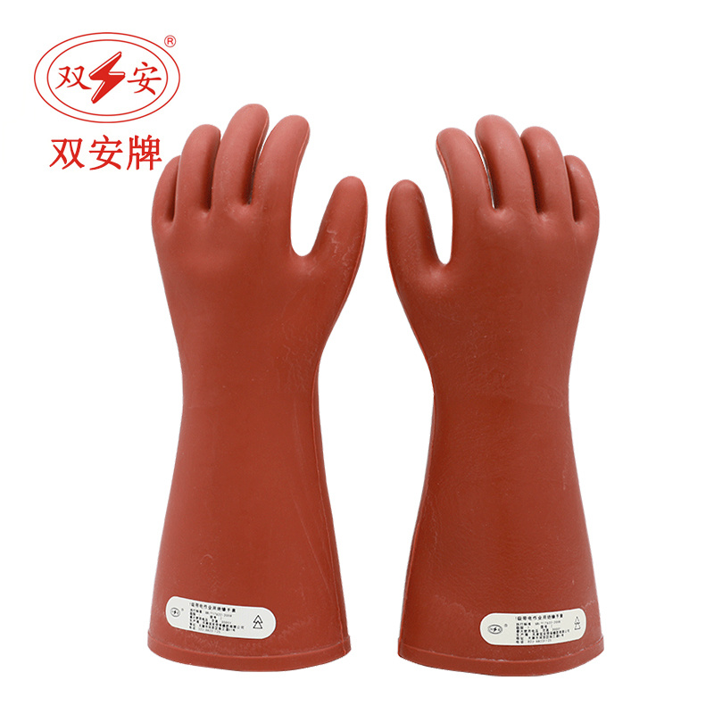 10KV rubber insulated gloves