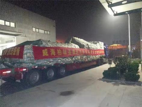 抗击疫情-会员单位威海柏林圣康医用制氧系统 驰援额济纳旗