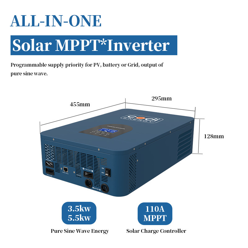6.2KW On / Off Grid Solar Hybrid Inverter Built-in 120A MPPT solar cha –  BangGear Shop