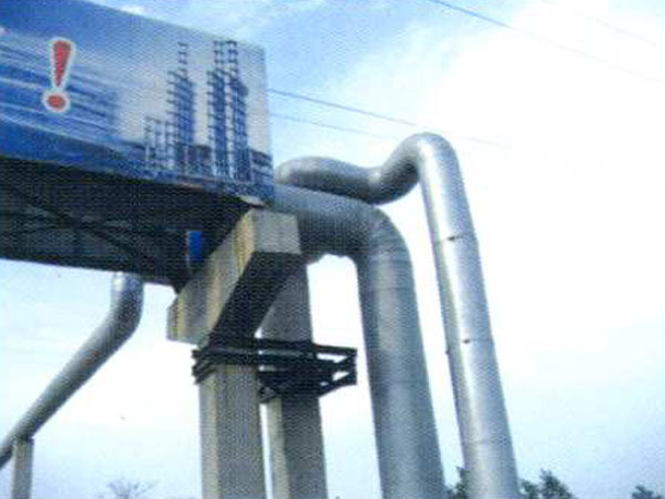 Steam pipe project in thermal power plant