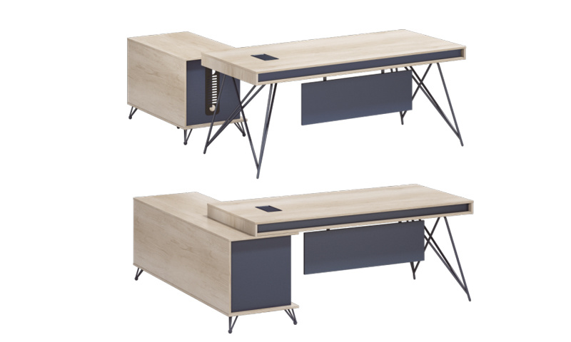 Industrial executive desk in office 