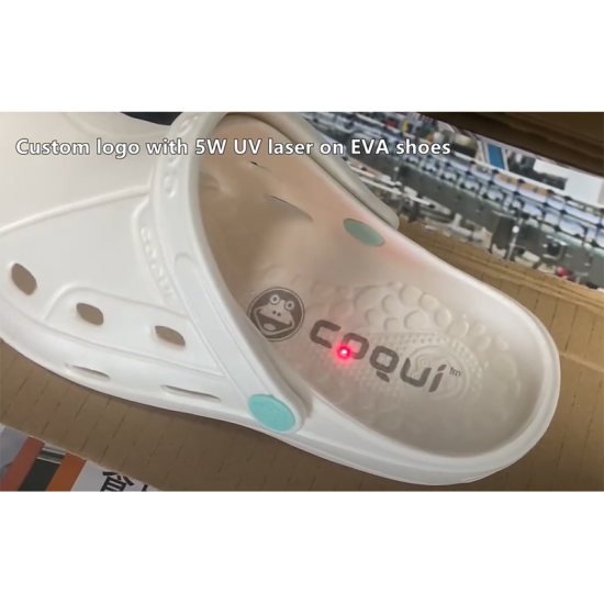 Portugal Customer Buys 5W UV Laser For Marking EVA Shoes