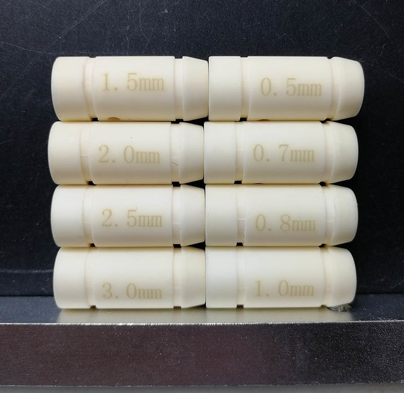 Due to its short wavelength and small thermal impact, UV laser for cold engraving ceramics