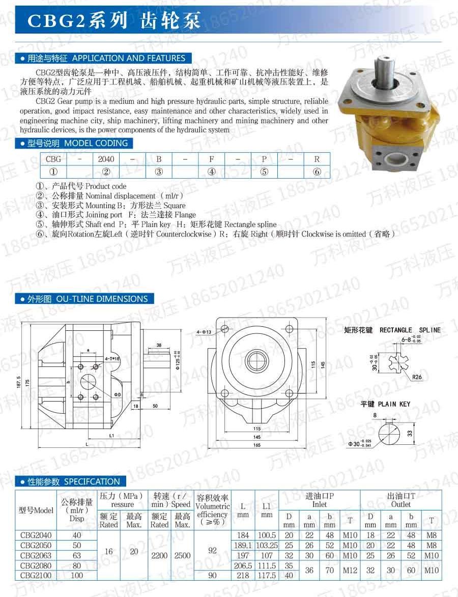 CBG2系列齿轮泵