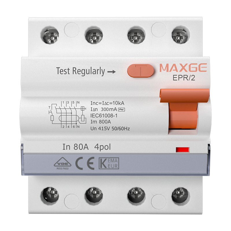EPR/2 4P 剩余电流动作断路器