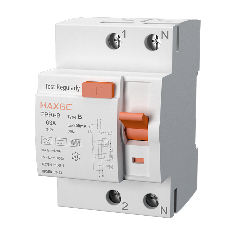 EPRi-B-2P B-Type Residual Current Circuit Breaker