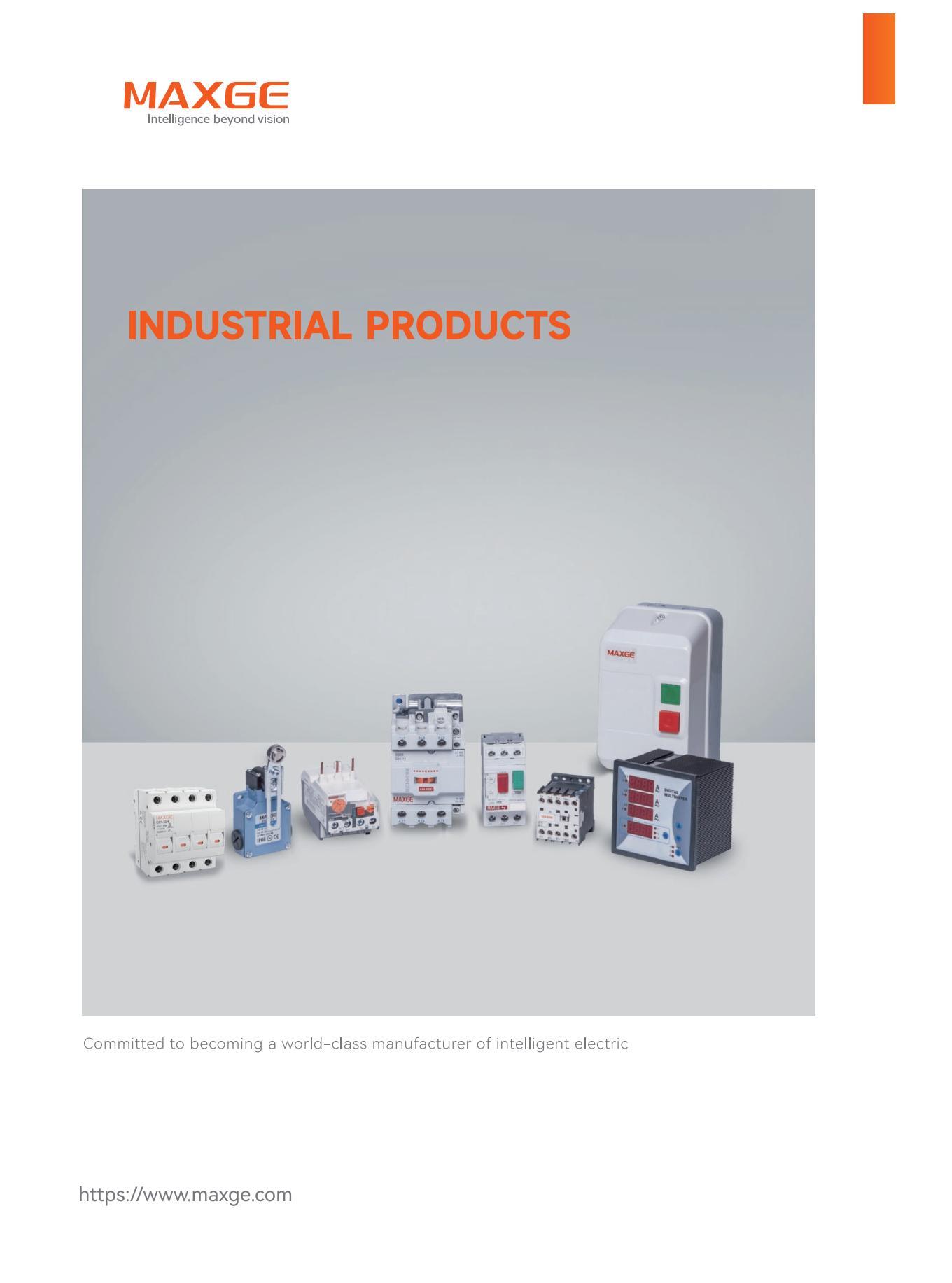 MAXGE Industrial Products Catalog
