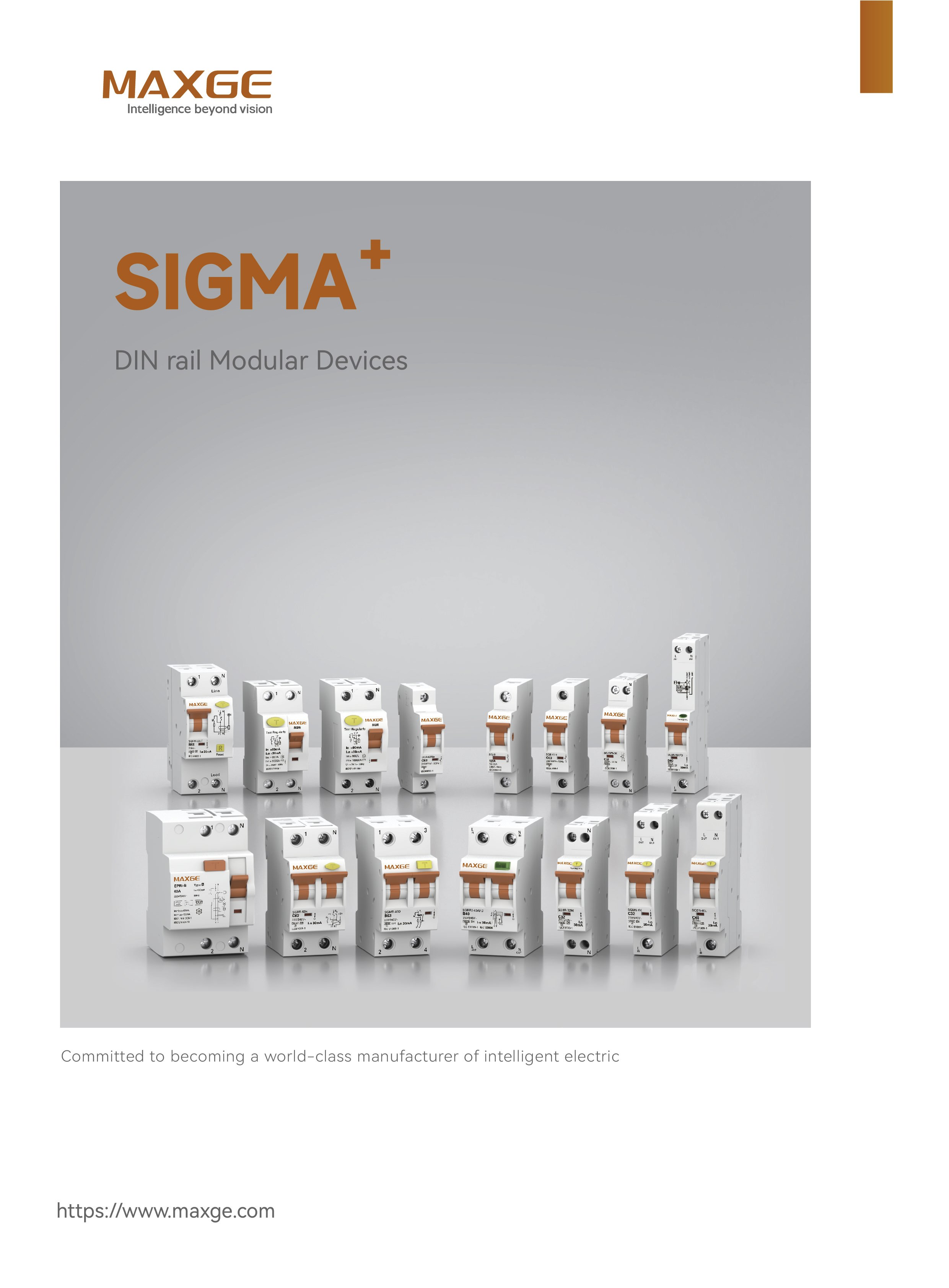 MAXGE SIGMA DIN rail Modular Devices catalog