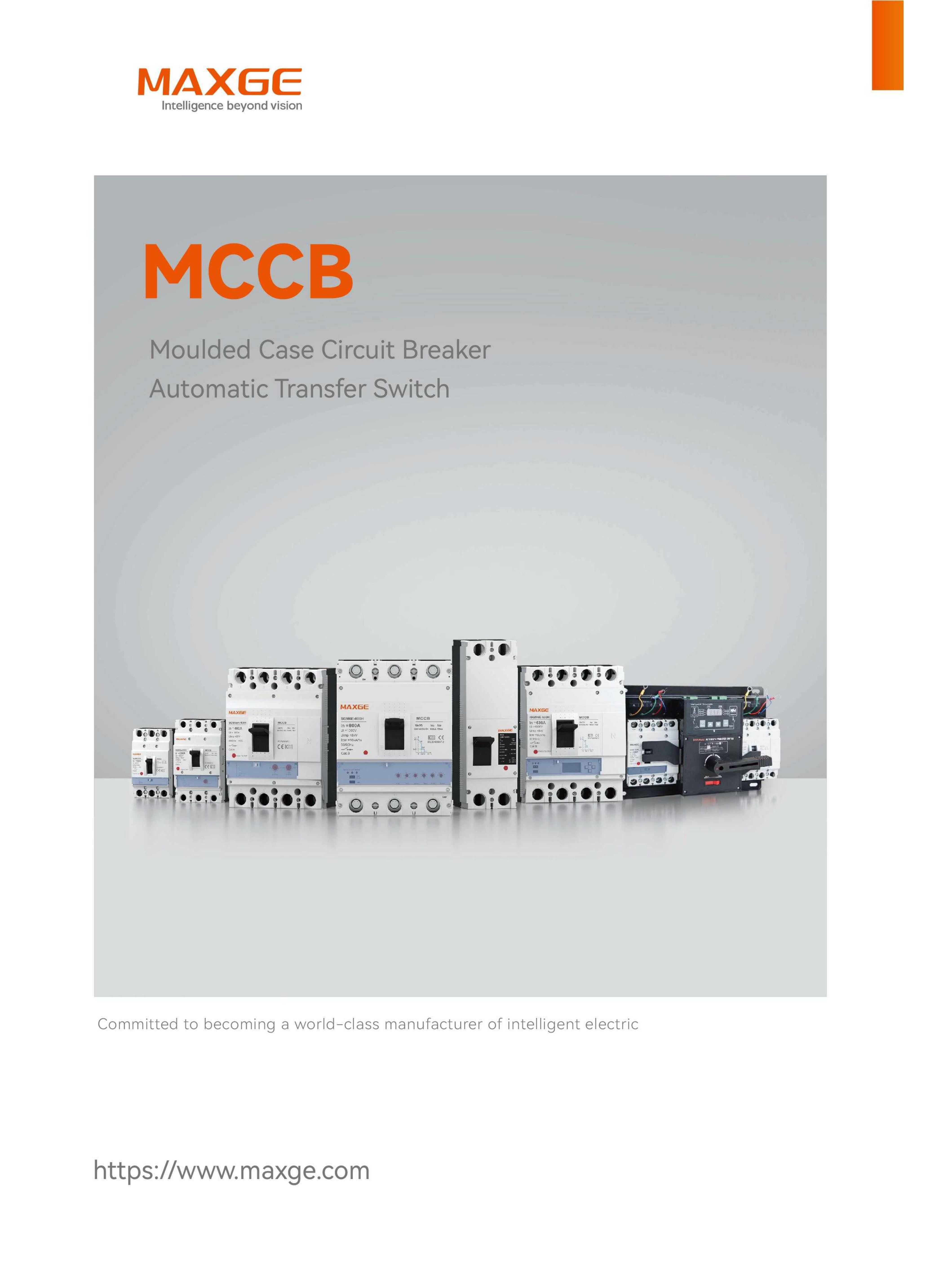 MAXGE MCCB Catalogue Catalog