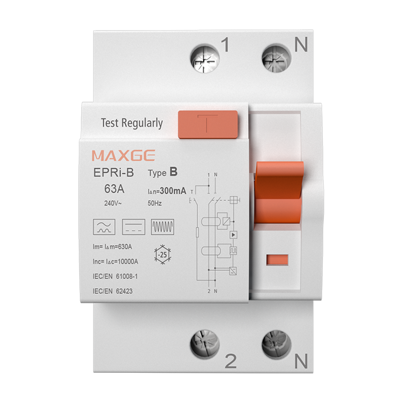 EPRi-B-2P B-Type Residual Current Circuit Breaker