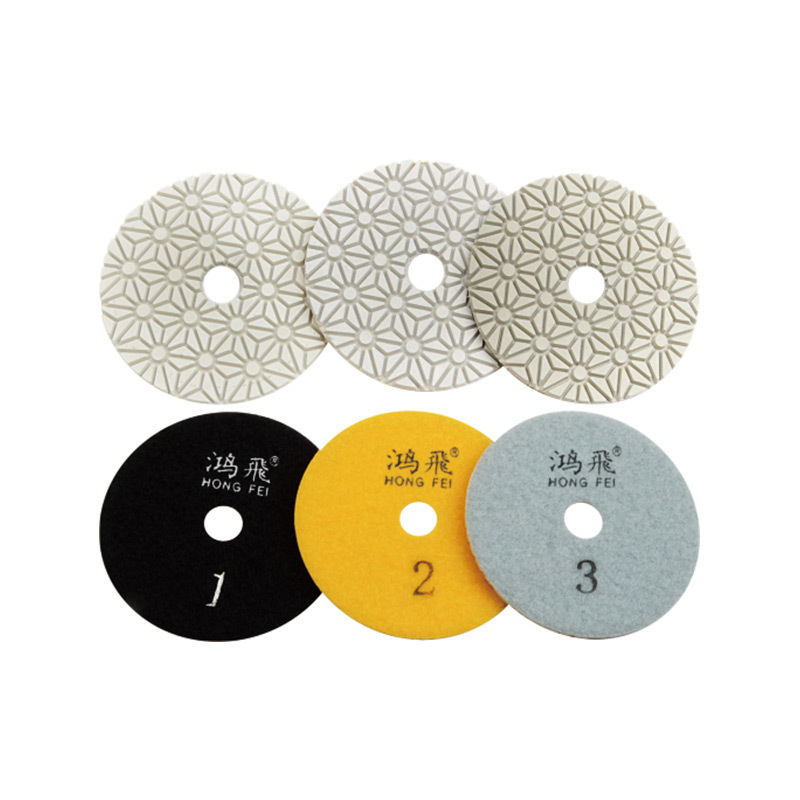 Diamond 3-Step Flexible Polishing Pads