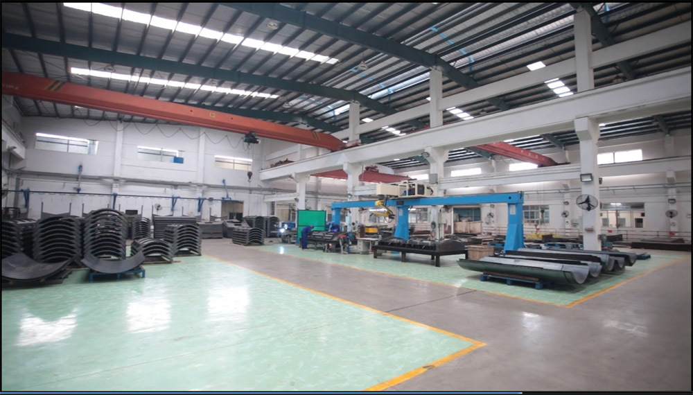 Panorama of sheet metal workshop