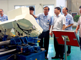 The Provincial Development and Reform Commission leaders visited the company