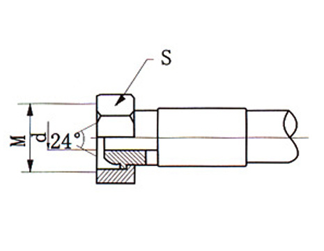 Metric external thread
