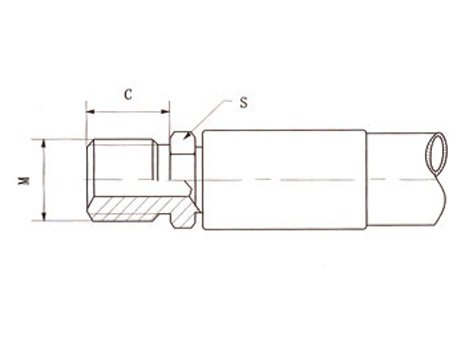 Metric male thread plane with O-ring
