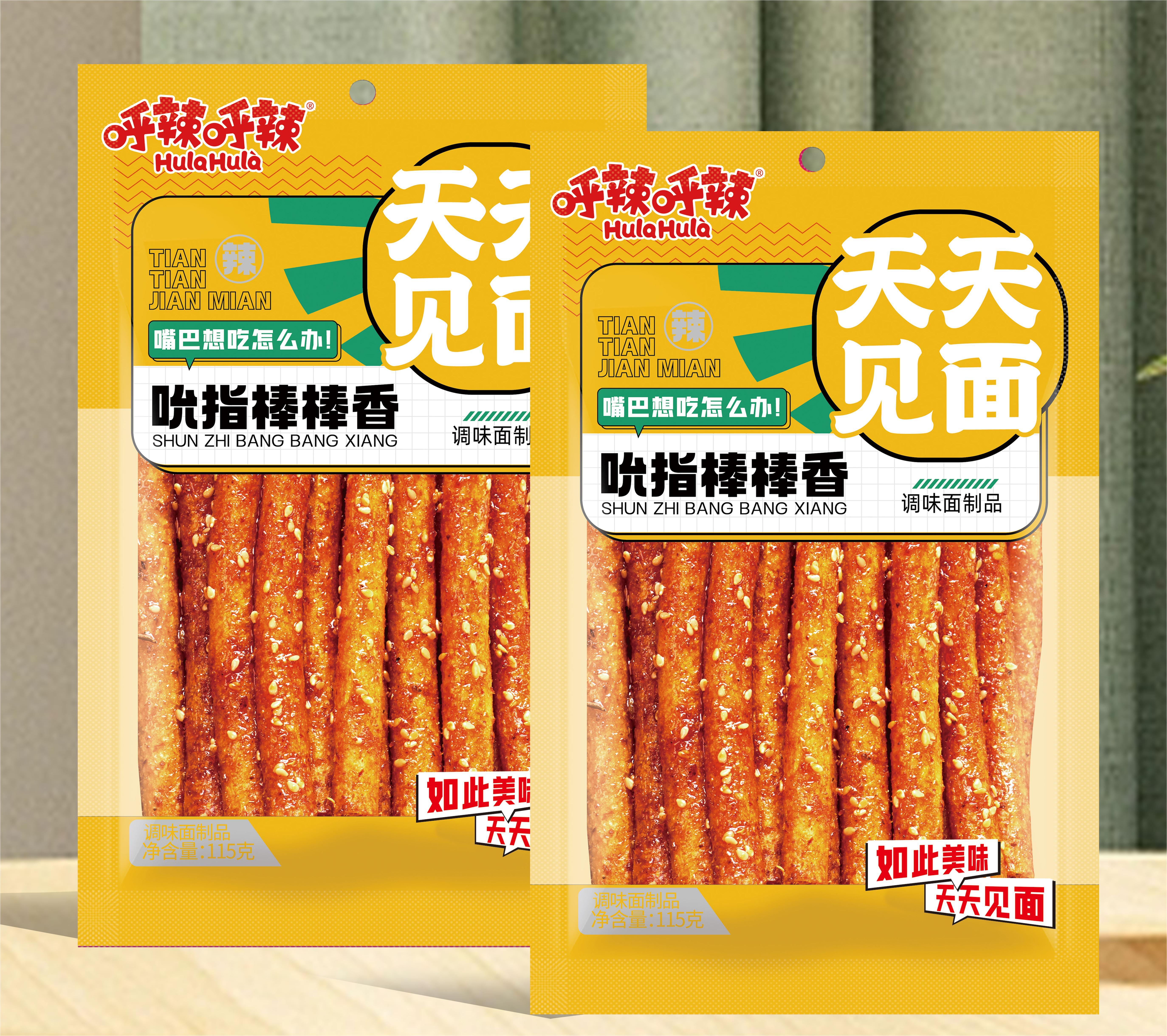 呼辣呼辣天天見面115克吮指棒棒香