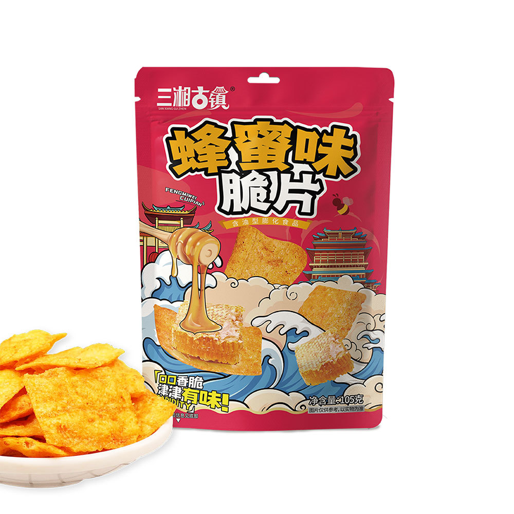 三湘古鎮105克蜂蜜味脆片