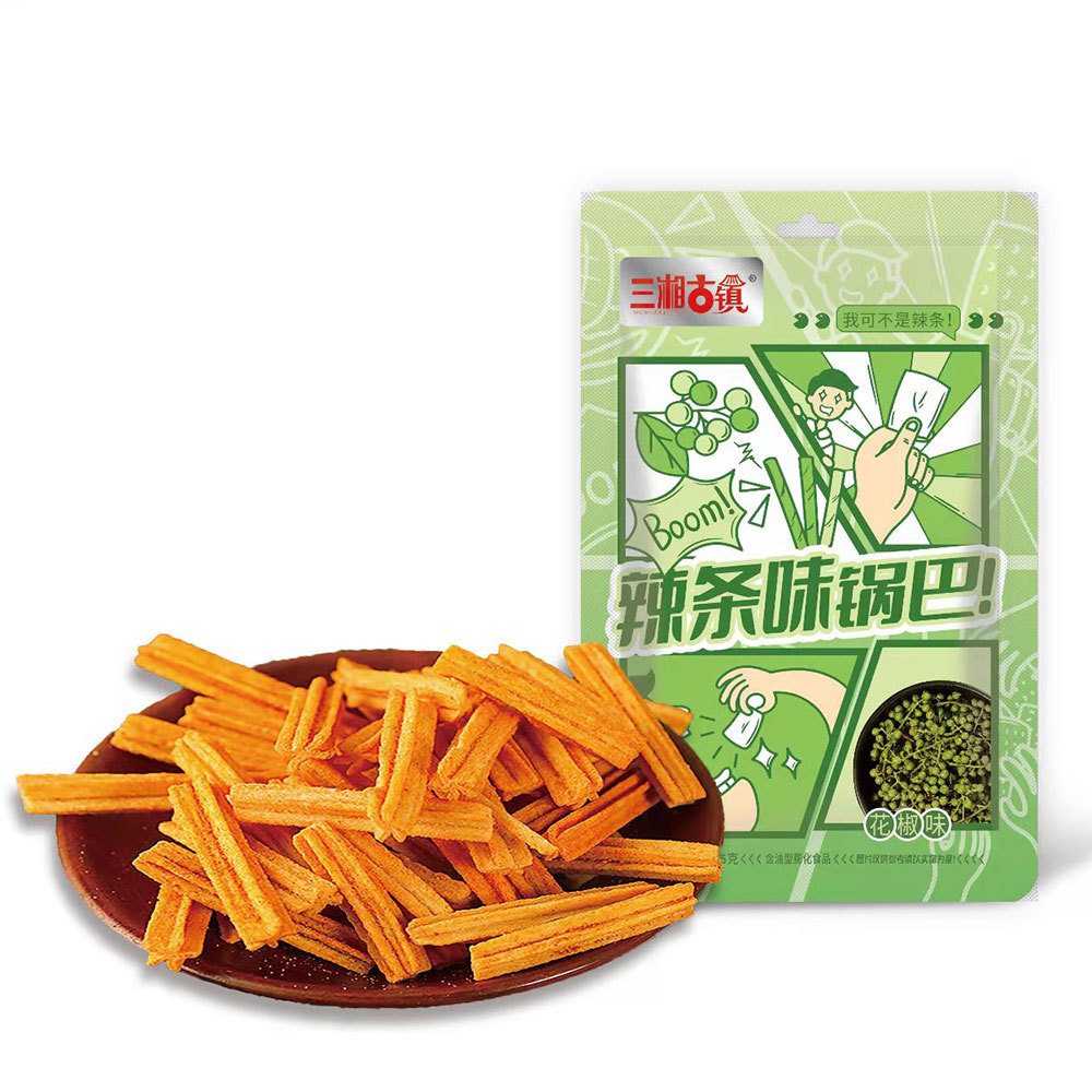三湘古鎮75克辣條鍋巴花椒味