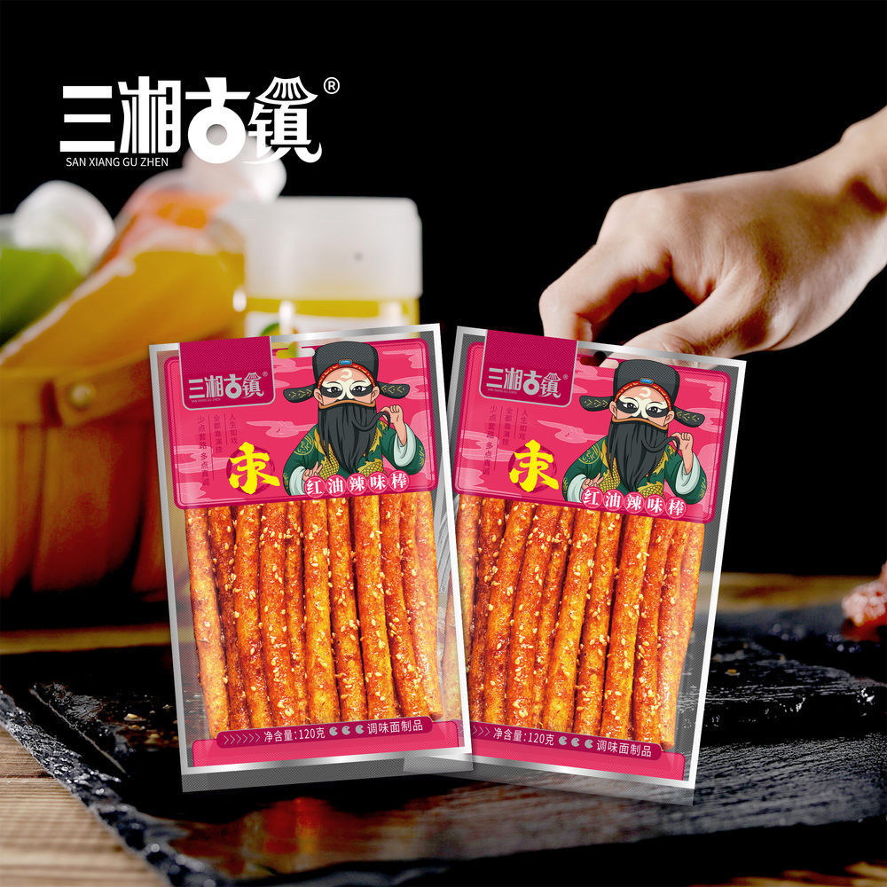 三湘古鎮(zhèn)120克紅油辣味棒