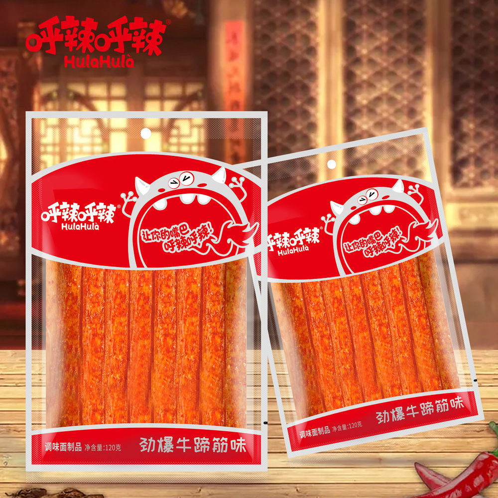 呼辣呼辣120克勁爆牛蹄筋味