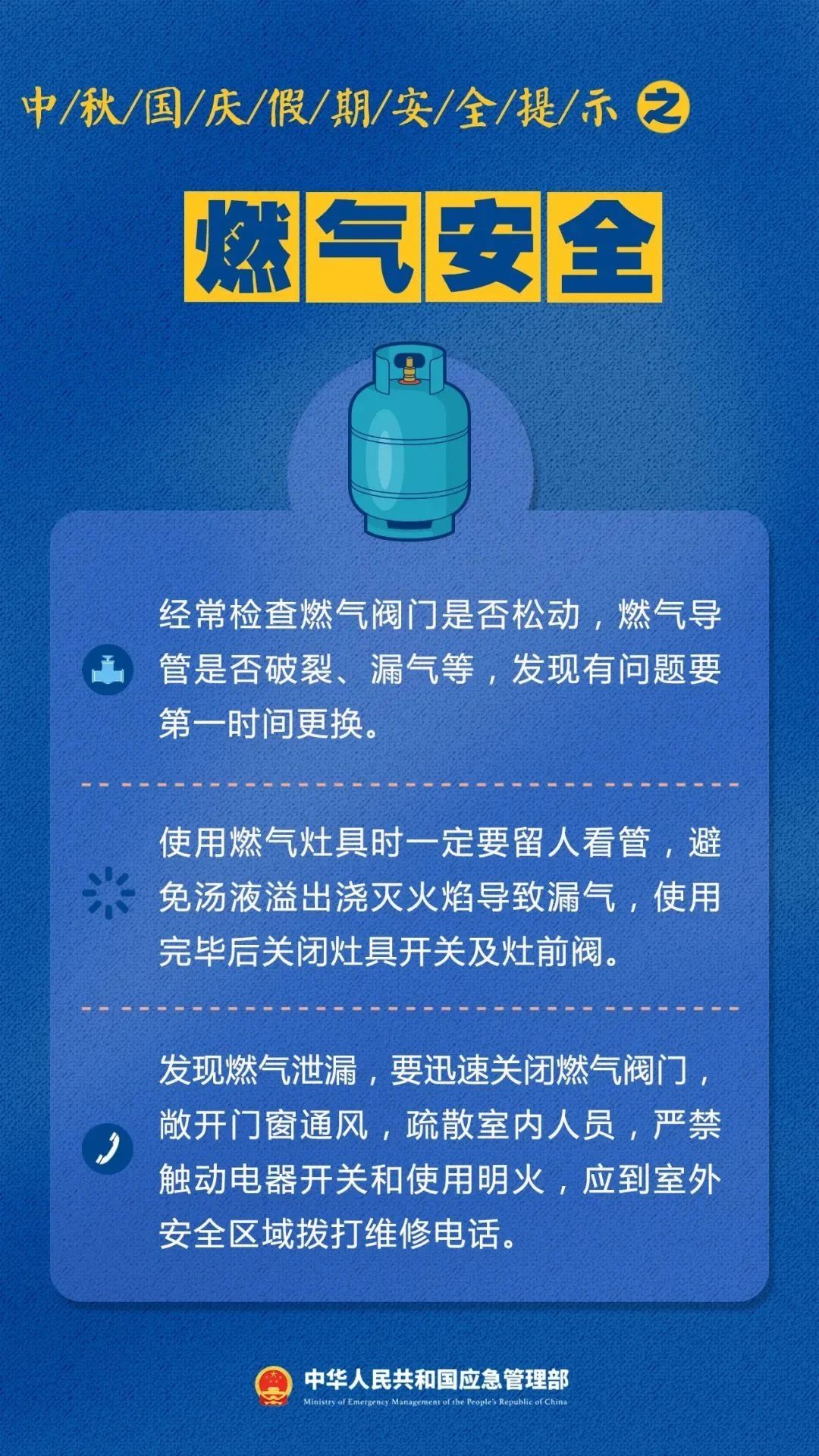 中秋國慶假期安全提示