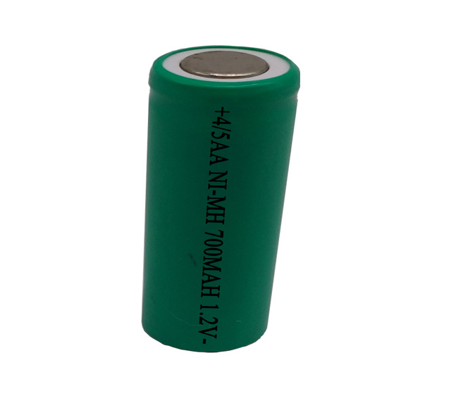 4/5AA NI-MH 700MAH 1.2V flat top or button top