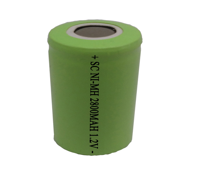 SC NI-MH 2800MAH 1.2V flat top or button top