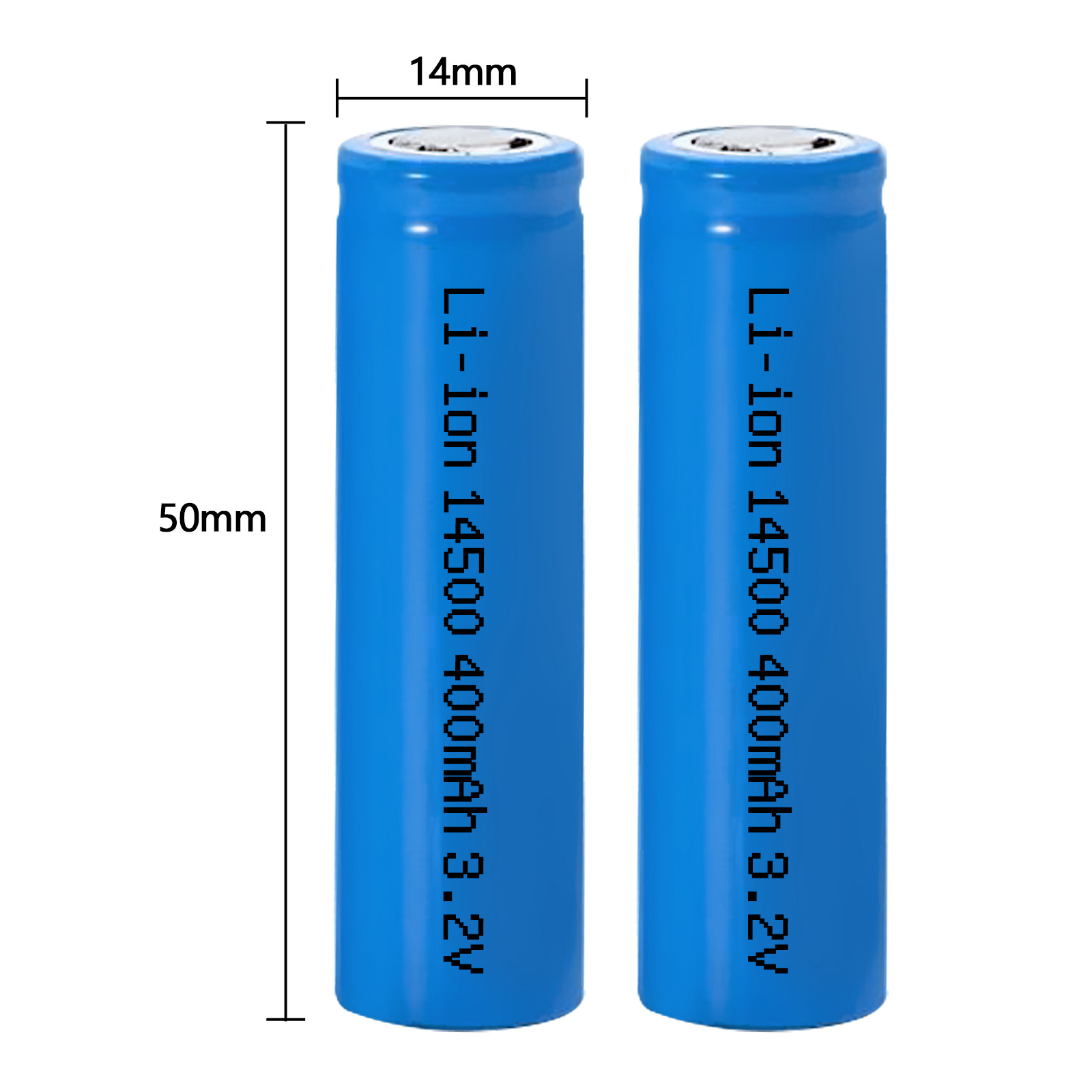 JINTION Li-ion 14500 400mAh 3.2V 手电筒电动牙刷鼠标电池