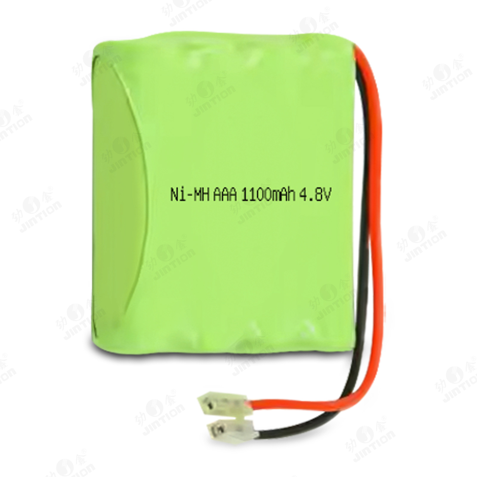 JINTION NIMH AA 1100MAH 4.8V nimh可充电电池用于无绳电话