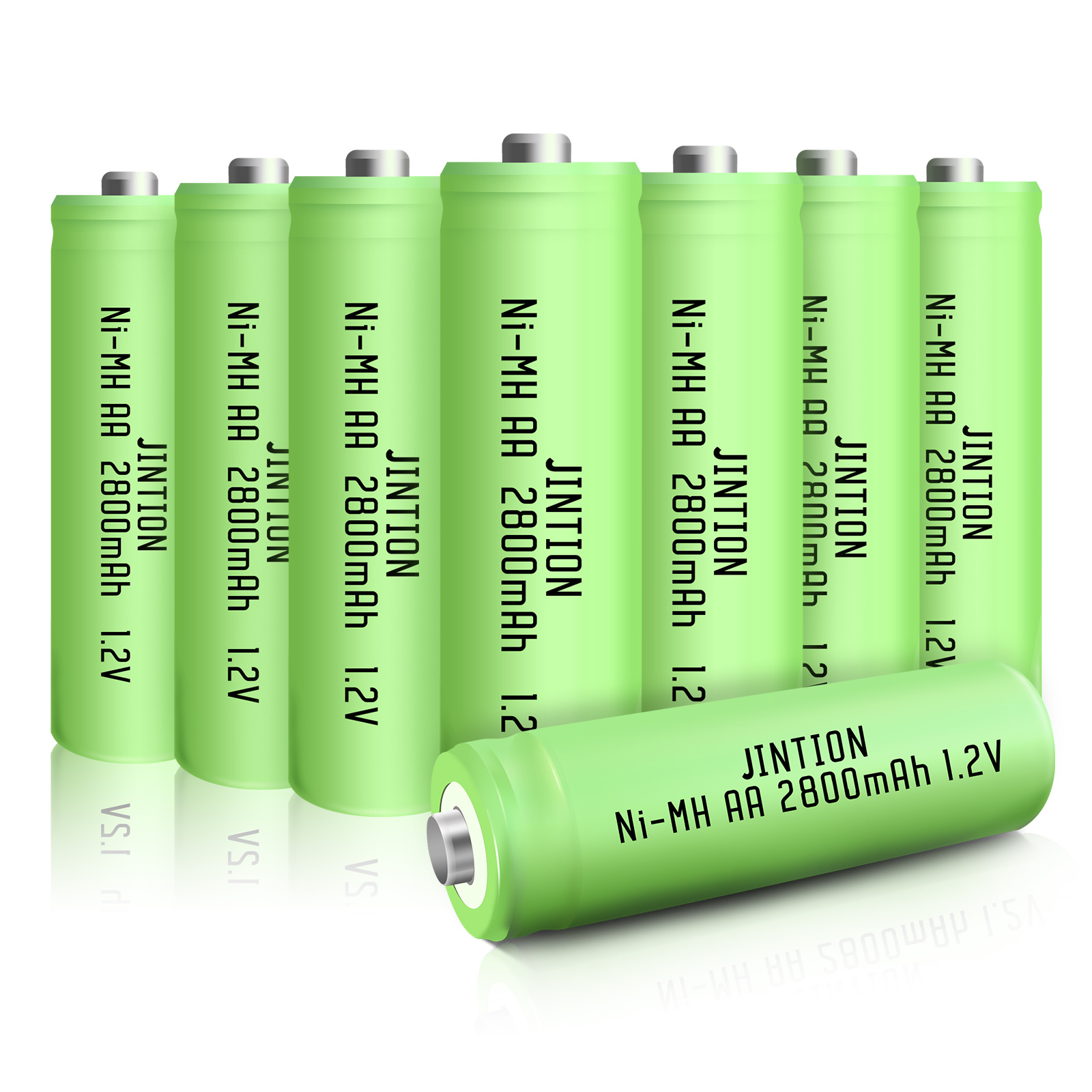 镍氢电池AA2800mAh1.2V太阳能灯充电电池