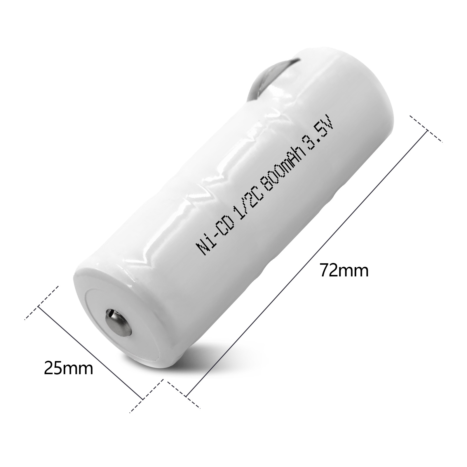 劲鑫 NICD 1/2C 800MAH 3.5V 用于 Otoscope Medic 71000 71020 71010 1919-P- 5020 N3675I B10097 B11355