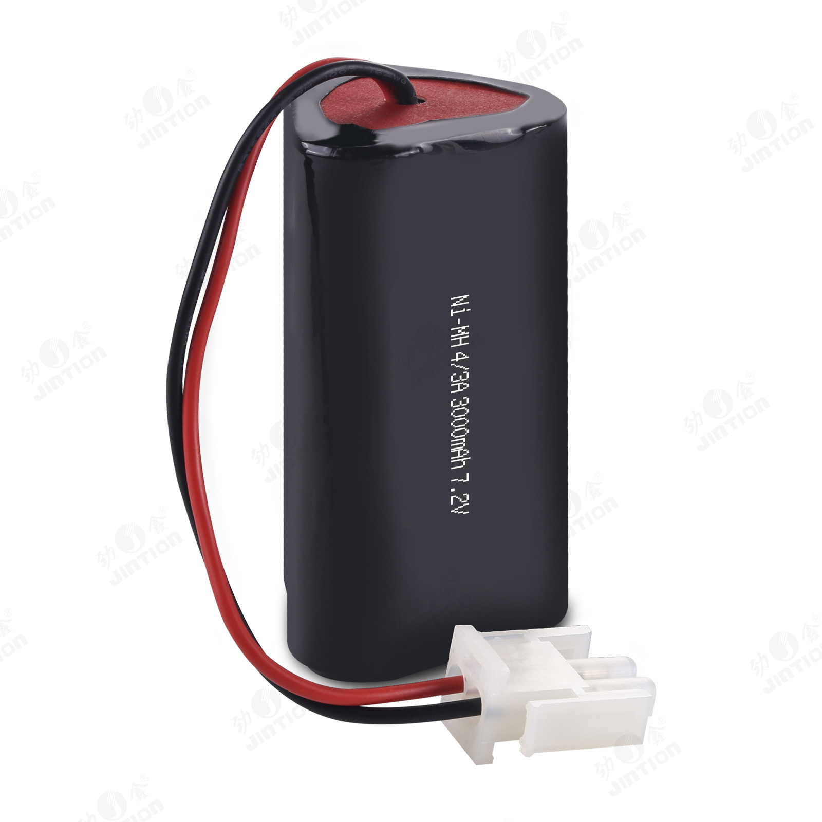 JINTION Ni-MH 4/3A 3000mAh 7.2V 医疗镍氢电池 兼容BRA142 BATT/110010 Perfusor FT91secura P 3-eckige Bauform 120010