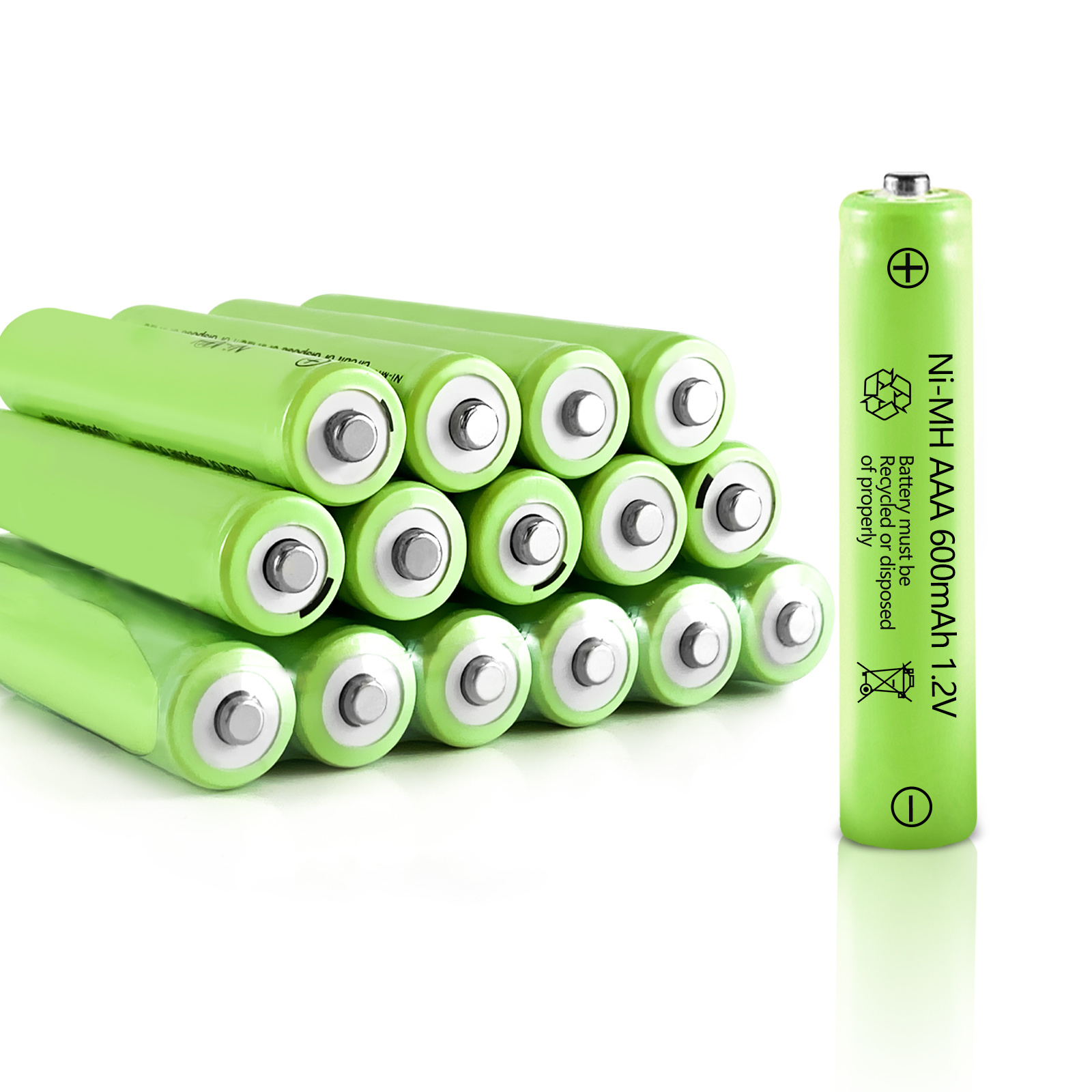 JINTION NIMH AAA 600MAH 1.2V 太阳能灯充电电池电子玩具