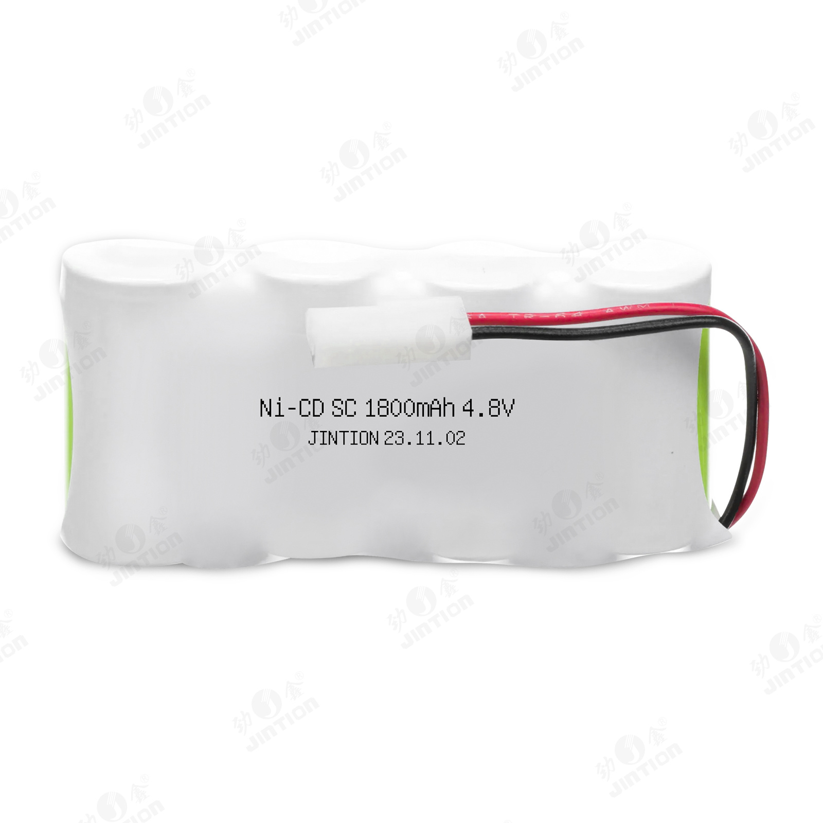 High temperature rechargeable NiCd Sub C battery ni-cd 4.8v 1800mah 4SC 4.8V 1800mAh battery pack for Welch Allyn devices.