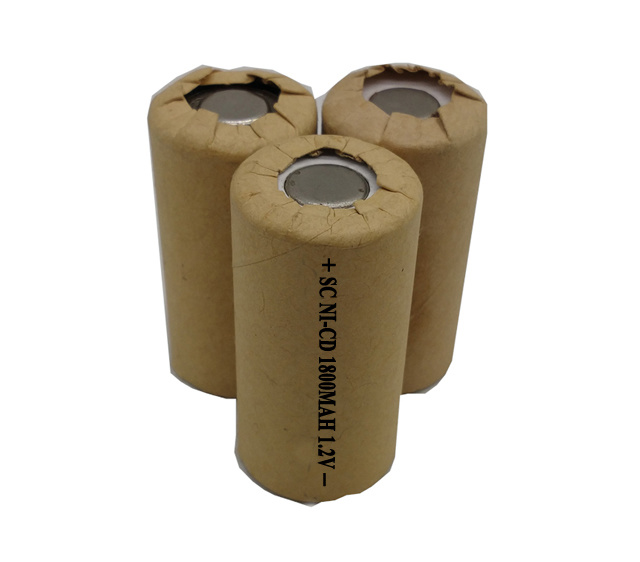 SC NI-CD 1800MAH 1.2V flat top or button top
