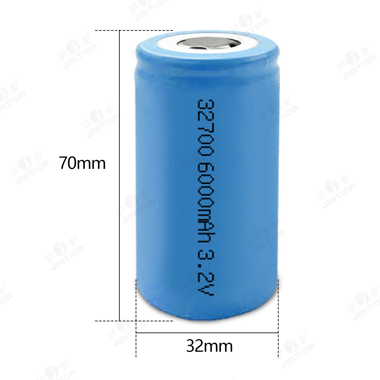 JINTION 32700 6000mah 3.2v lithium ion batteries cell 32700 high capacity 32700 lithium ion battery Long cycle lifepo4 battery