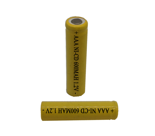 AAA NI-CD 600MAH 1.2V flat top or button top