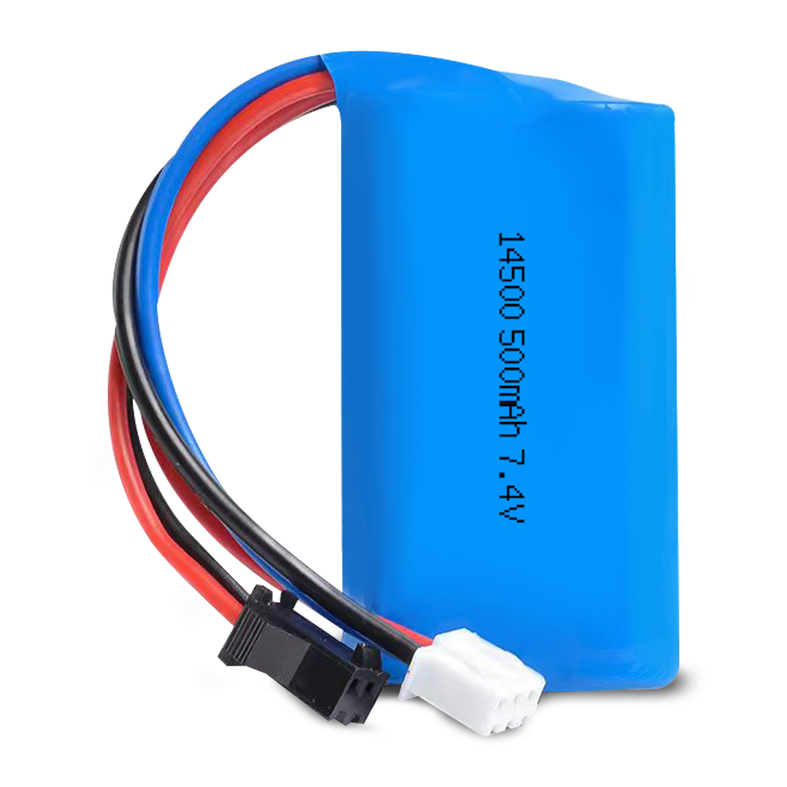 14500 500mah 7.4v cell lithium Lithium Ion Batteries XH-3p SM connector toy remote control electric water bomb rechargeable