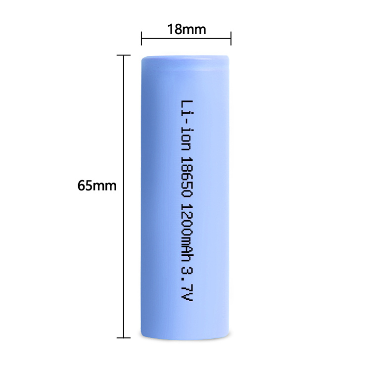 JINTION Li-ion 18600 1200mAh 3.7V Applicable to household appliances, cylindrical lithium batteries.