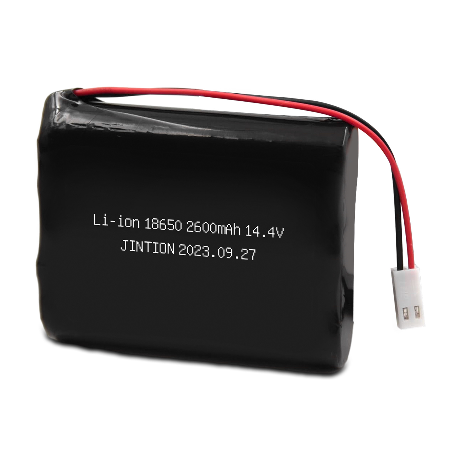 8650 2600mAh 14.8v cell lithium Lithium Ion Batteries 3.7v 18650 battery with Female 2POS .100 W RAMP RIB Bare Leads