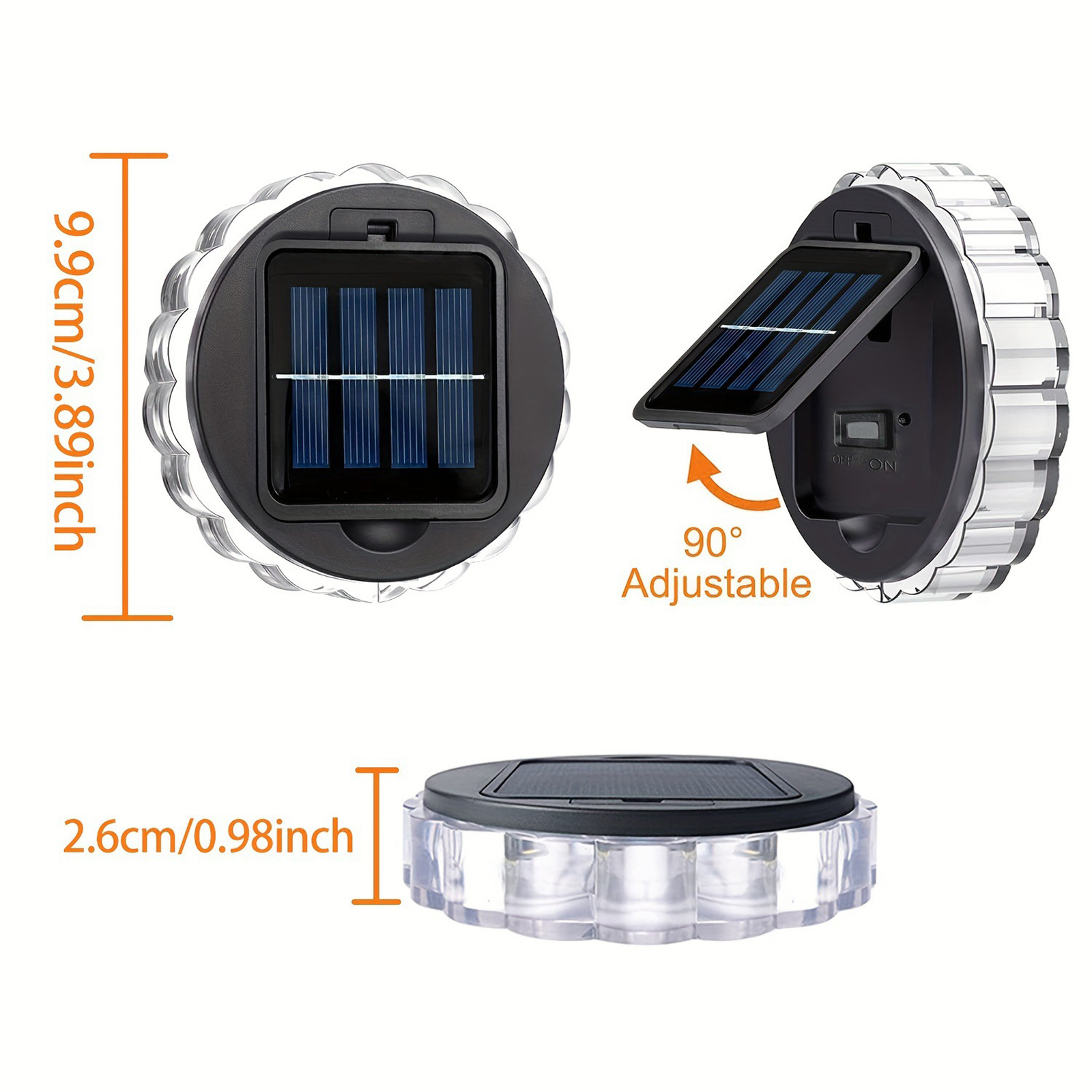 Outdoor Solar Light Style6  Solar Lighting Outdoor Garden Light Flood Light Sensor Wall Light LED Home Solar Outdoor Light Burst Ambient Light