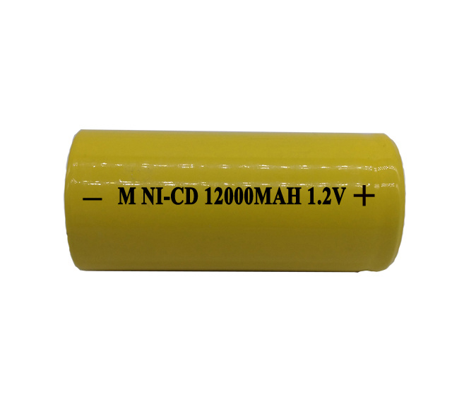 M NI-CD 12000MAH 1.2V flat top or button top