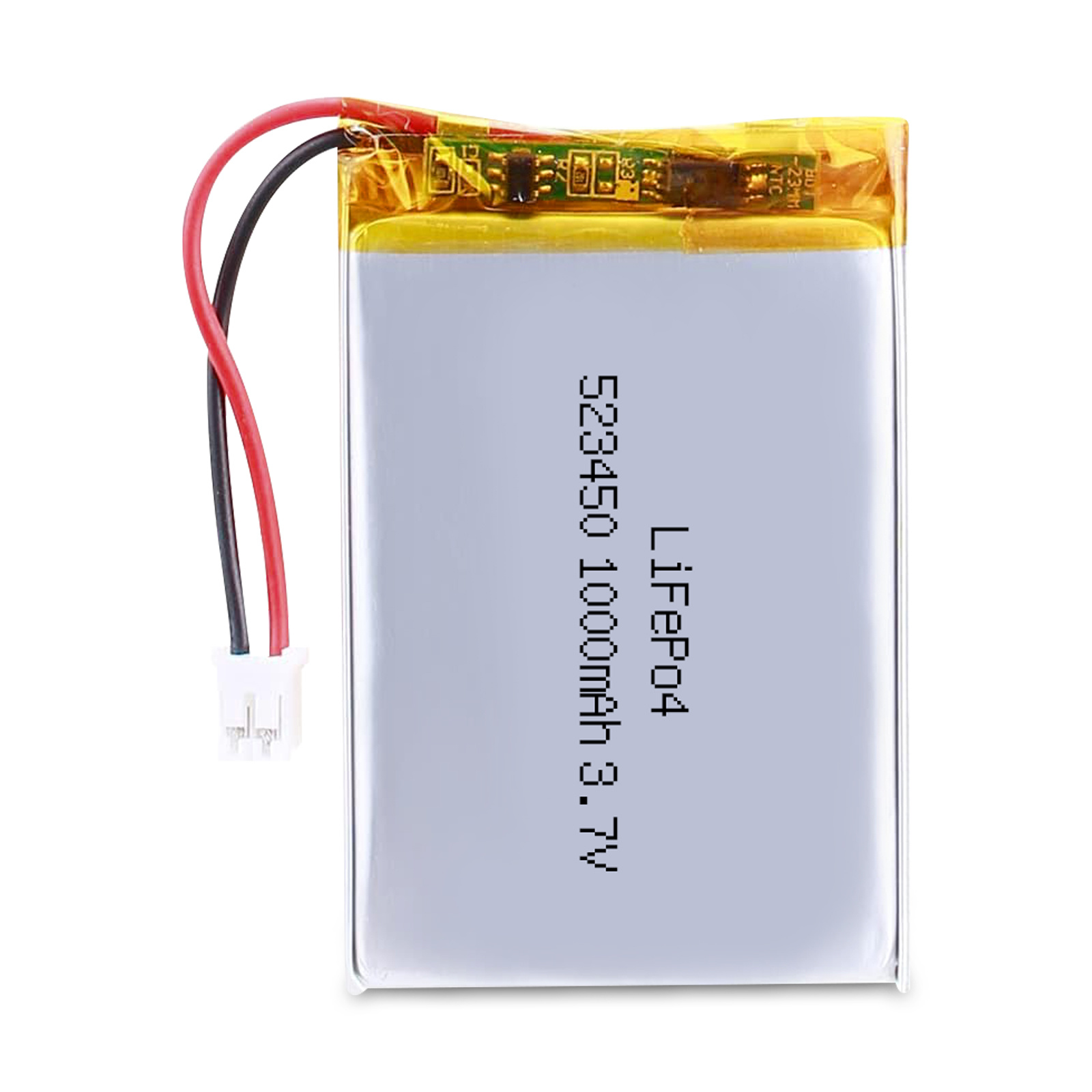 523450 3.7v 1000mah lifepo4 battery with JST 2.0mm Connector for UAV Model aircraft Electric toys, Power tools