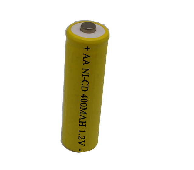 AA NI-CD 400MAH 1.2V flat top or button top