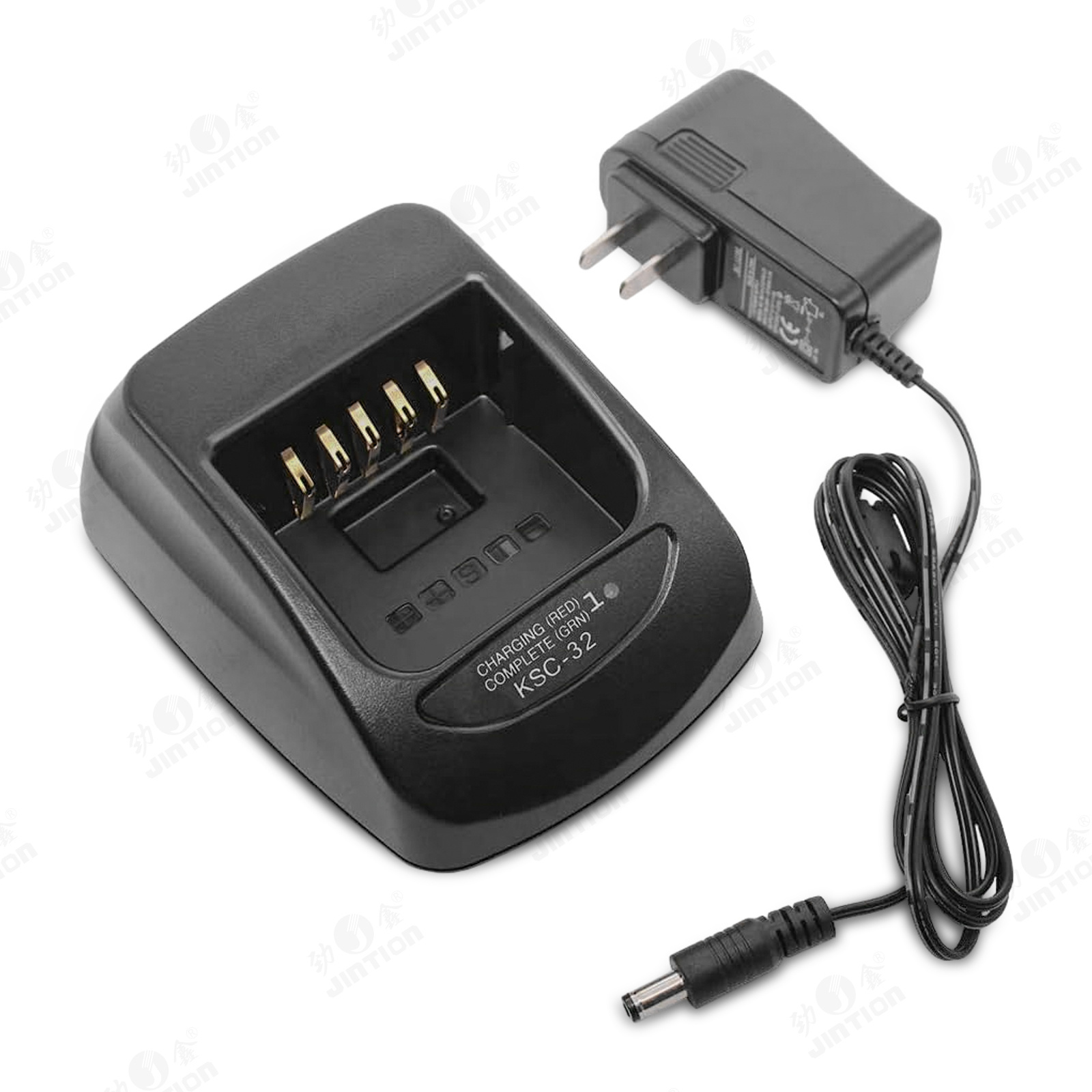 JINTION KSC-32 Charger Two way radio charger Walkie-talkie charger Smart charging stand for Kenwood Radio RHD72A 2180 3180 5210