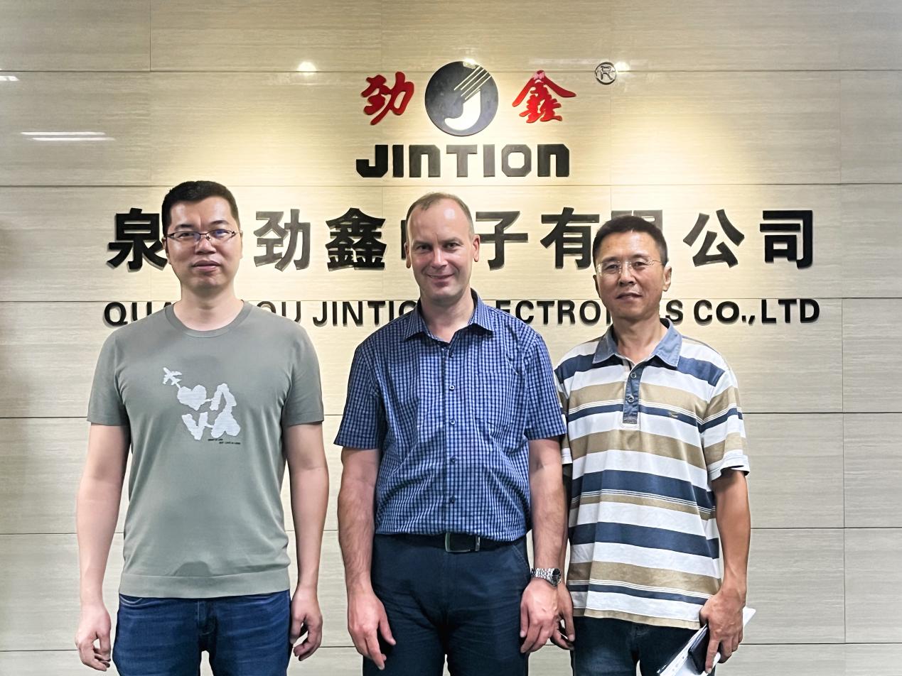 Welcome Russian customers to visit Quanzhou JINTION Electronics Co., LTD