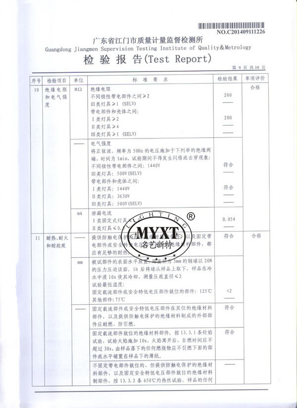 檢驗報告