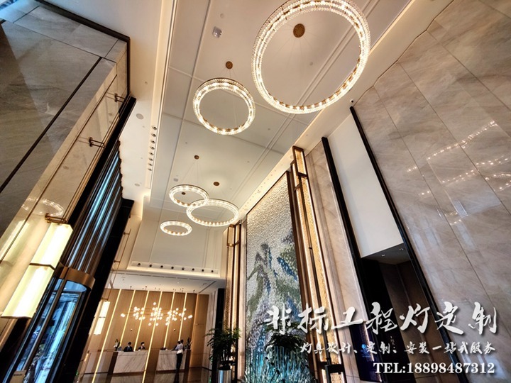 濱江希爾頓逸林酒店公共區(qū)域燈具定制配置方案